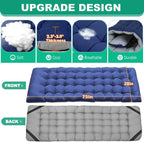 Slsy 2 Pack Folding Bed Cot with 3.3 Inch 2 Sided Mattress, 75"* 28" Folding Camping Cots with Carry Bag, Portable Sleeping Cot Guest Bed