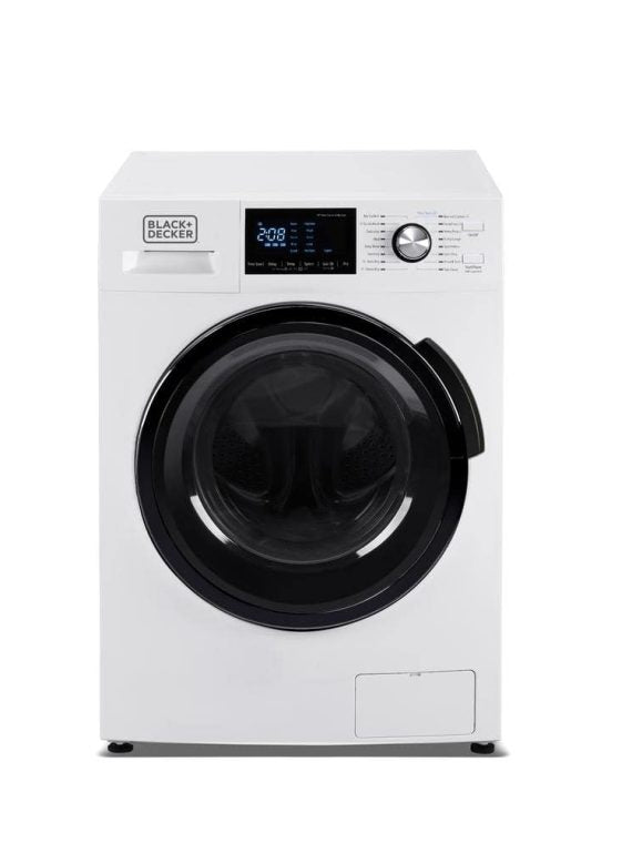 BLACK+DECKER 2.7 cu. ft. All-in-One Washer and Dryer Combo in White BCW27MW