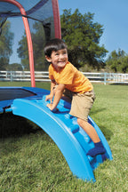 Little Tikes 7& Climb &n Slide Trampoline with Enclosure