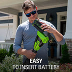 40V 8" Brushless Edger, 4.0Ah USB Battery and Charger Included