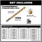 48-89-0012 Titanium Drill Bit Set (29-Piece)