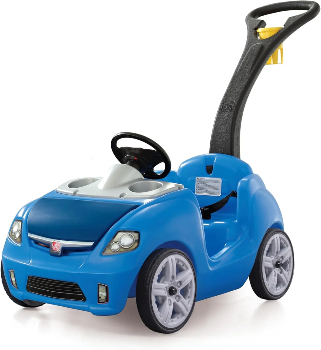 Step2 Whisper Ride II Ride On Push Toy Car, Pink �C Ride On Car with Included Seat Belt, Easy Storage and Transport, Makes a Great Stroller Alternative
