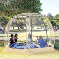 11 x 11 Feet Clear Dome Pop up Bubble Tent with Carrying Bag for 6-10 People
