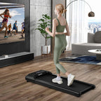 Under Desk Treadmill with Remote Control and LED Display for Home and Office