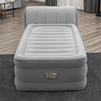 Bestway® Headboard Tritech Airbed Twin 18" with built-in AC pump