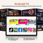 2026 Latest 11 Inch Tablet Android 15 Tablets with Octa Core Processor 16GB RAM 128GB ROM 1TB Expand Tablet with 7000mAh Battery, 21MP Camera, FHD Screen, GPS, 5G WiFi+2.4G WiFi, Deal Speaker, BT 5.0