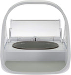 Automatic Pet Feeder -Microchip Pet Feeder – MPF001 – Suitable for Both Wet and Dry Food – Bonus eOutletDeals Pet Towel