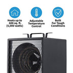 NewAir G56 5600 Watt Garage Heater – Get Fast Heat for 560 Sq. Ft.