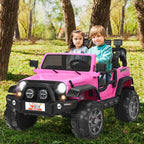 2-Seater Kids Ride on Truck, 12V Battery Electric Toddler Motorized Vehicles Riding Toy Car with Remote Control