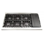 Forno®Alta Qualita 48" Gas Range in Stainless Steel Manual Ignition