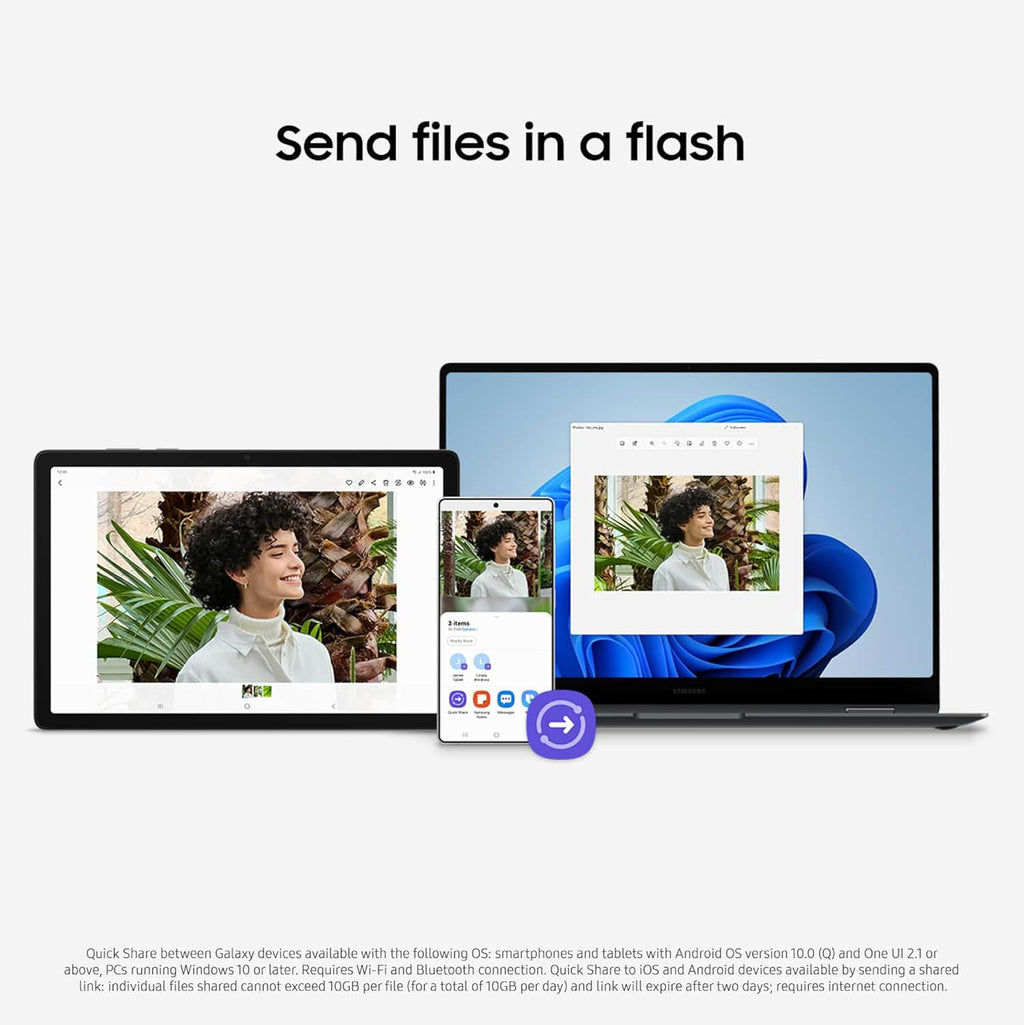 Samsung Galaxy Tab A11+ 6GB RAM, 128GB Storage, Optimized Performance, Long Lasting Battery, Expandable Storage, Large Display, Dolby Atmos Speakers, AI Assist, Slim, Light, 2 Year Warranty, Gray