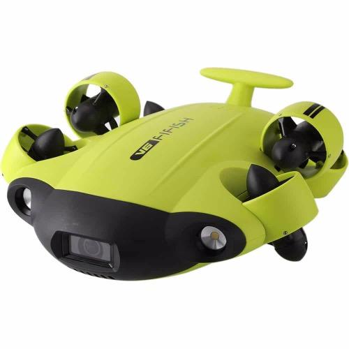 QYSEA FIFISH V6 4K UHD Underwater Drone with 328ft Depth, 162�� Wide-Angle Lens, 6 Thrusters & 4000-Lumen Lights