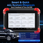 Bidirectional Scan Tool: 2024 Newest Automotive Scanner Diagnostic Tool with ECU Coding, Active Tests, All System Scan, 36+ Resets, Crankshaft Relearn, Android 10, 3-Year Updates