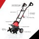Corded Electric Tiller and Cultivator 9-Inch Tilling Depth