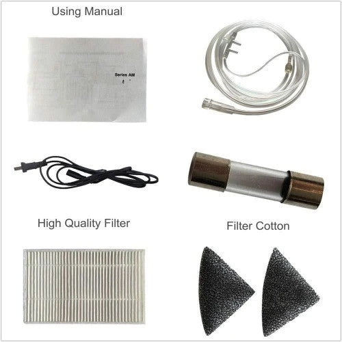 COXTOD Home m-edical Portable 1-5L/min Adjustable O^xygen Concentration Generators 93% High air Purity Machine AM-1