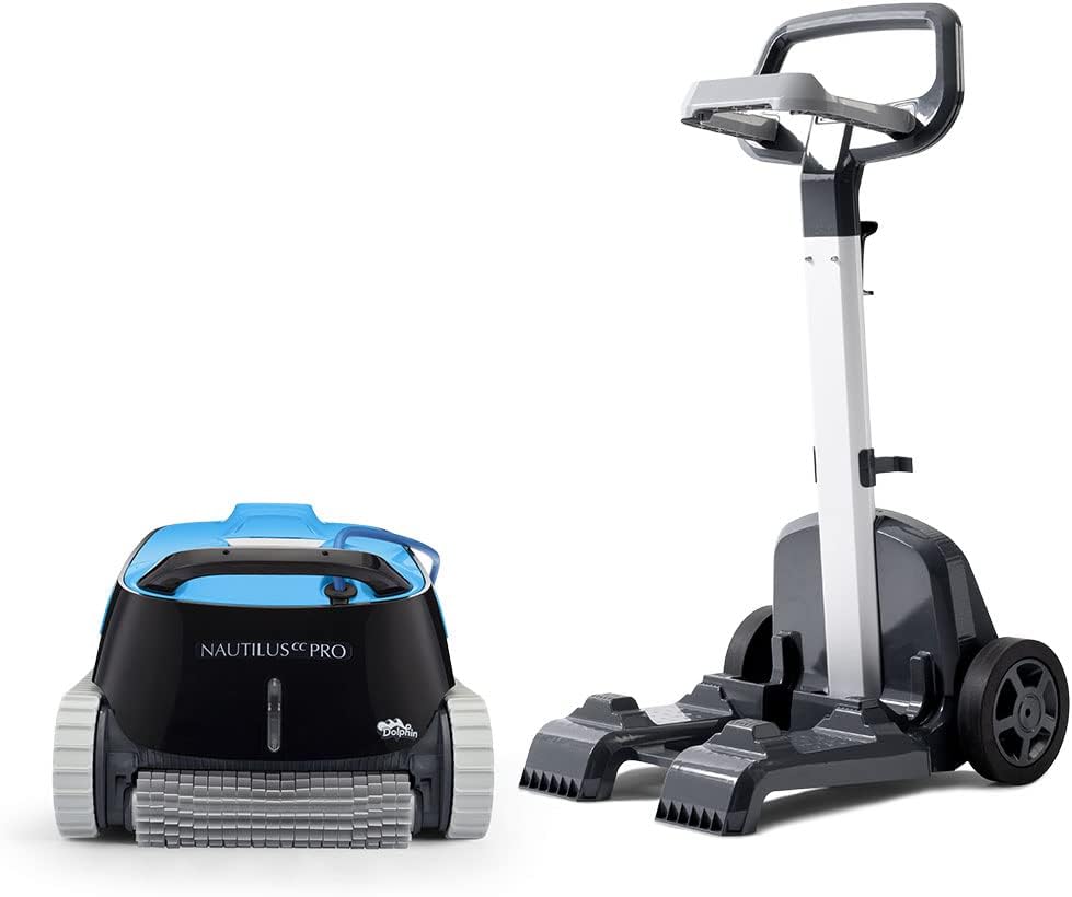 Dolphin Nautilus CC Robotic Pool Vacuum Cleaner All Pools up to 33 FT - Wall Climbing Scrubber Brush