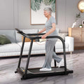 Walking Treadmill for Seniors - 2.5 HP Motor, Long Handrail, 300 lbs Capacity & Pulse Sensors
