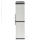 2025 Gray Plastic Freestanding Garage Cabinet, 35′′W x 71′′H x 18′′D, with Adjustable Shelves and Lockable Doors