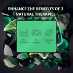 HealthyLine Far Infrared Heating Pad - Hot Stones Jade Tourmaline - Negative Ions - Mesh JT Mat Full 7224 Soft Light InfraMat Pro®