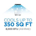 8,000 BTU Portable Air Conditioner up to 350 Sq.ft with Remote Control