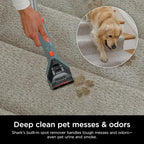 Shark CarpetXpert EX201 Carpet Cleaner, Cyan  C Deep Cleaning with StainStriker, Perfect for Pets, Includes Spot & Stain Remover Tools