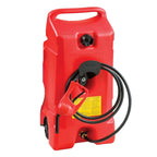 14 Gallon Portable Gas Fuel Tank with Pump, 2 Pack, Red